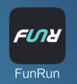 Connection between FunRun and smartphone Download application FunRun to your smartphone via your installed app store.