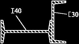5 cm h = 40 cm A = 118 cm 2 J x = 29 210 cm 4 J y = 1 160 cm 4 x c = 2.