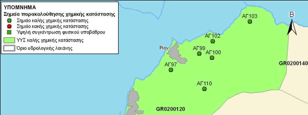 Από τα στοιχεία που συγκεντρώθηκαν δεν προκύπτουν ενδείξεις υπεράντλησης του υδροφορέα, όµως η µικρή περίοδος µετρήσεων της στάθµης δεν επιτρέπει την ασφαλή εξαγωγή συµπερασµάτων για την ακριβή