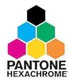 Pantone Hexachrome Podjetje Pantone, 1994. Poleg CMYK sta dodani fluorescentna O in G. Posebnost visoka pigmentiranost vseh barv: C, M, Y O, G le K ostaja enaka kot pri konvencionalnem tisku.