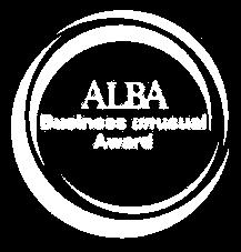 Business unusual Award ALBA s mission is to educate visionary leaders of tomorrow who will act as agents of change and help shape the future business world by pushing forward the frontiers of