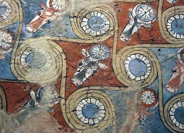 οροφή στην Malkata.