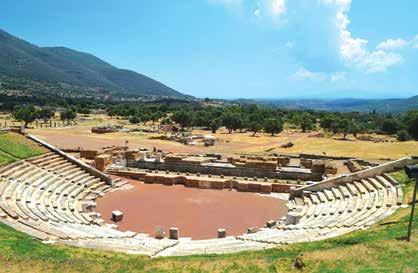 6 Το θέατρο της Μεγαλόπολης θεωρείται το μεγαλύτερο στην Ελλάδα, με χωρητικότητα 20.000 θεατών. Το θέατρο της Επιδαύρου χωρούσε γύρω τους 12.000 θεατές, όσους και το θέατρο στο οποίο βρισκόμαστε.