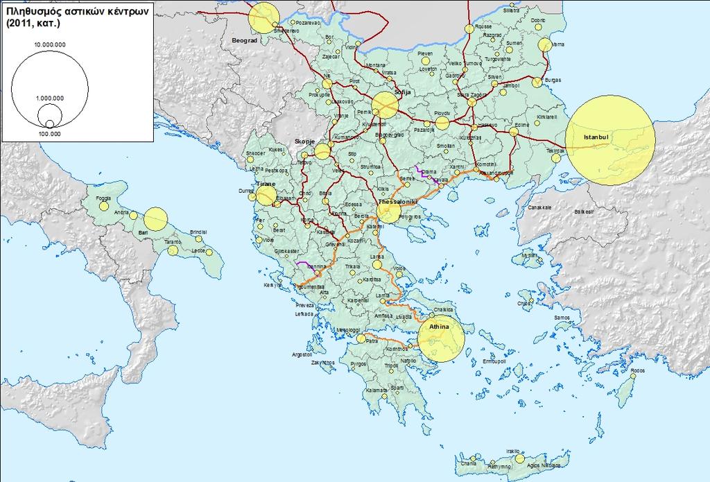 ΔΕΛΤΙΟ ΑΠΟΤΕΛΕΣΜΑΤΩΝ ΔΕΙΚΤΗ POL01. ΠΛΗΘΥΣΜΟΣ ΑΣΤΙΚΩΝ ΚΕΝΤΡΩΝ Σχήμα 1.