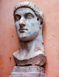 Το τέλος των διωγμών και η εξάπλωση του Χριστιανισμού Ένας χριστιανός ρωμαίος αυτοκράτορας: Ο Μέγας Κωνσταντίνος Πατέρας του Κωνσταντίνου ήταν ο Κωνστάντιος ο Χλωρός, Καίσαρας