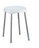 PVC, padded Legs: stainless steel Ø x height 348 x 450 mm