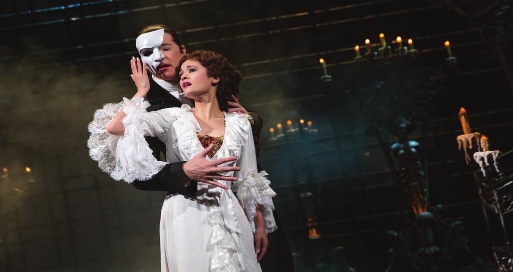 THE PHANTOM OF THE OPERA BROADWAY MUSICAL ΔΙΑΧΡΟΝΙΚΟ & ΡΟΜΑΝΤΙΚΟ Έναρξη: 14:00, 19:00, 20:00 (ζητήστε λεπτομέρειες) Διάρκεια: 2,5 ώρες Η απόλυτα διαχρονική ρομαντική ιστορία, της αποπλάνησης, της