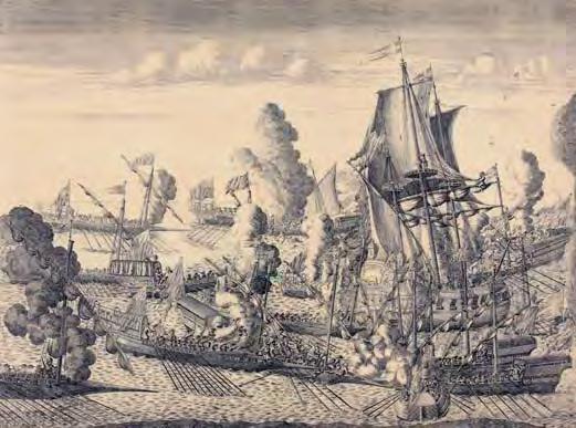 Rootslased kindlustasid ennast kitsas Riilahti väinas, nad olid arvulises vähemuses, kuigi nende tulejõud oli tugevam. Verise rünnakuga õnnestus venelastel Rootsi laevad hõivata.