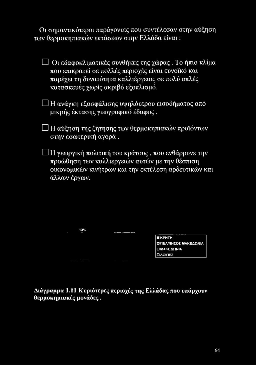 Ο Η ανάγκη εξασφάλισης υψηλότερου εισοδήματος από μικρής έκτασης γεωγραφικό έδαφος.