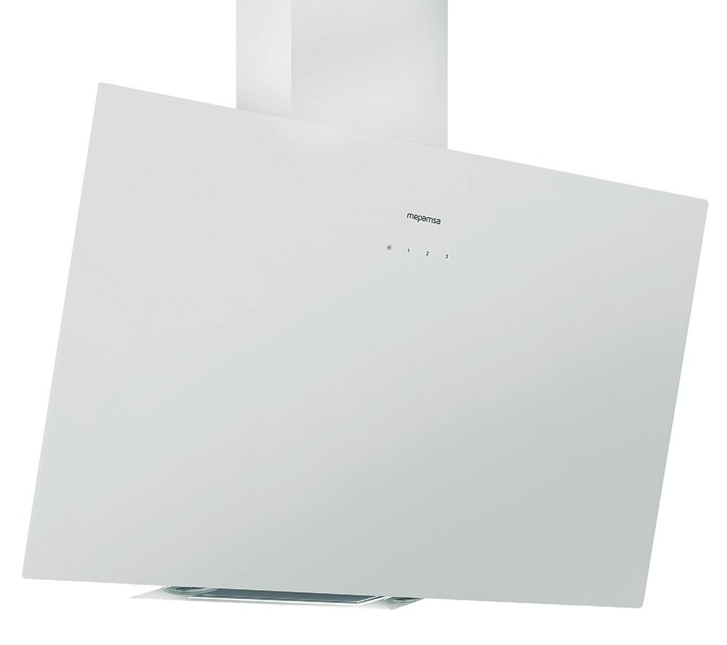 Επιτοίχια Καμινάδα Display Green Power Λευκό Μαύρο Λευκό