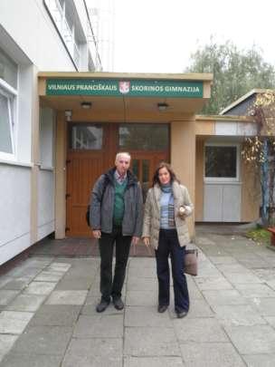 Στα περίχωρα του Βίλνιους βρισκόταν και το σχολείο που επισκεφτήκαμε.