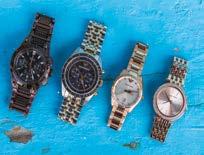 Admire the striking watch collections by Michael Kors and Emporio Armani. A unique piece, however, does not have to be expensive.