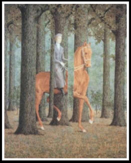 «Τα ορατά πράγματα μπορούν να γίνουν αόρατα. Αν κάποιος ιππεύει ένα άλογο σ ένα δάσος, άλλοτε φαίνεται και άλλοτε όχι, παρότι είναι εκεί.