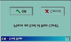 10) EN End Run: Η εντολή αυτή ορίζει το τέλος του προγράμματος (Εικόνα 7.15). Εικόνα 7.
