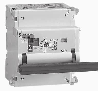 Zaštita električnih instalacija Tm motorni mehanizam i ATm relej za automatsko ponovno uključenje za C60 i C0 prekidače + + + OF ili SD pomoćni kontakti MX + OF ili M okidači Tm motorni mehanizam
