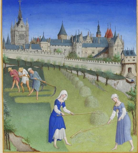Μεσαιωνικά τοπία Απεικονίσεις αγροτικών εργασιών Επιβεβαίωση κυριαρχίας φεουδάρχη «Διαφήμιση» κυριαρχίας