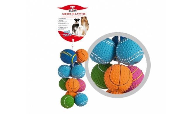 2 A035- Colorful latex balls (about 9 cm.