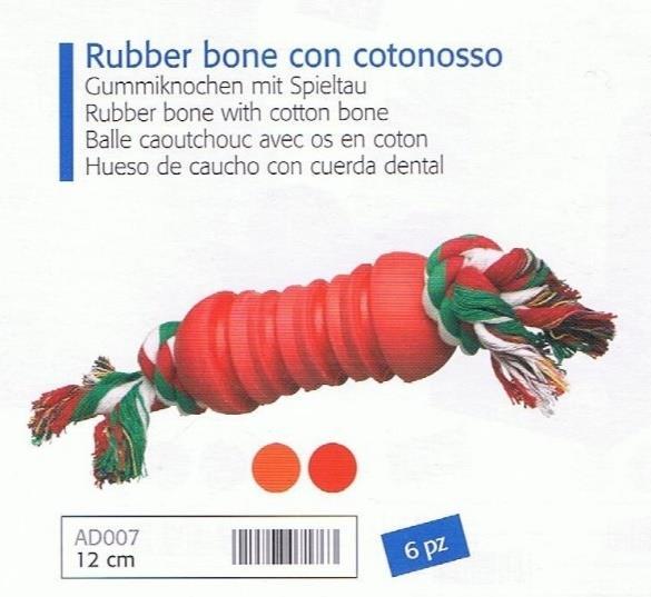 βαμβακερό κόκαλο) AD007- Rubber bone