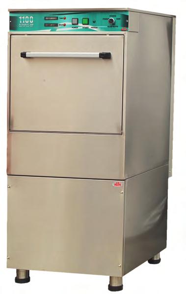 11 Σκευών / POT WASHER olympus 1100 Άνοιγμα πόρτας 405 mm - Door clearance 405 mm Ανοξείδωτο σώμα AISI 304 - Stainless steel AISI 304 body construction Αντλία στεγανού τύπου ΙΡ44 - Water resistant IP