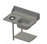 - ALFA 500 Stainless steel stand for models BARLINE 35 - EUROLINE 40 - VERGINA 50 - ALFA