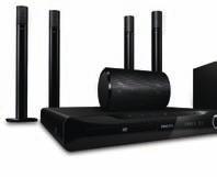 Ετοιμα συστήματα HOME CINEMA Philips 5.1 HTS3540/12 Φέρνει την ισχύ του σινεμά στο σπίτι σας, με ηχείακολώνες 1000W και εικόνα έως 1080p!