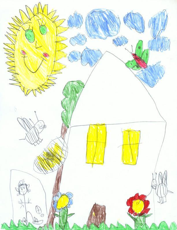 Σχέδιο 7χρονου: Το σπίτι στο χωριό