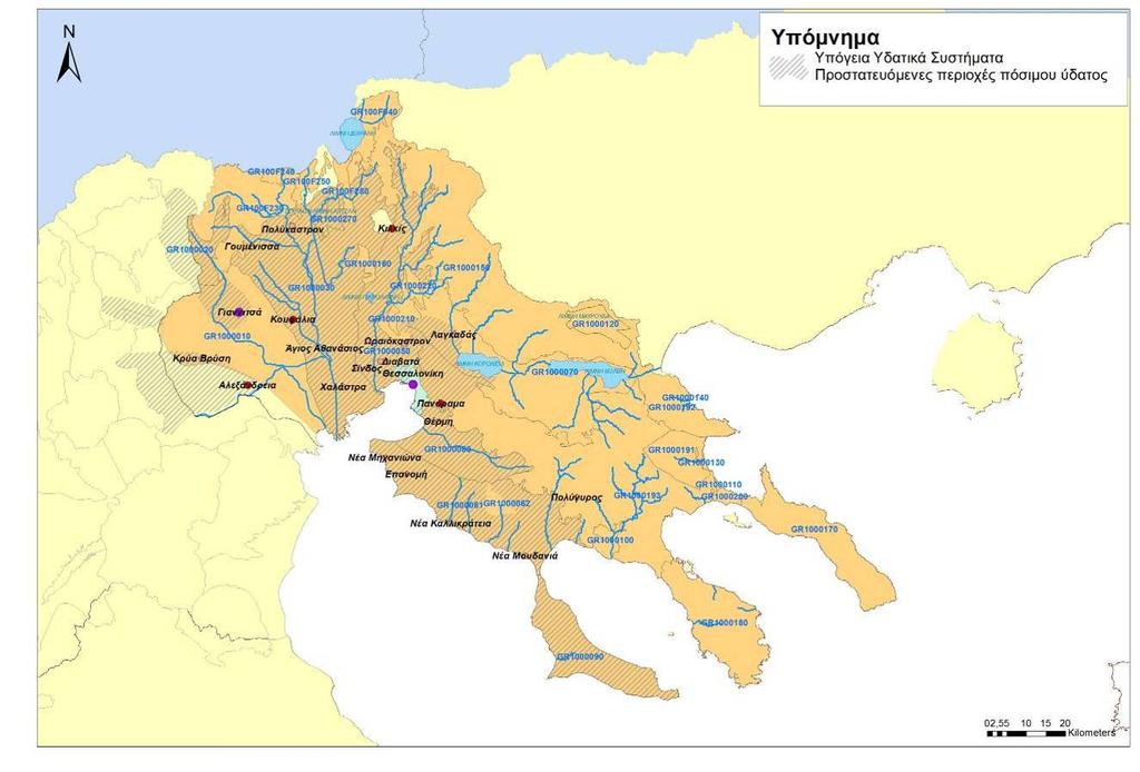 ΛΑΠ ΧΑΛΚΙΔΙΚΗΣ Πίνακας 6-32: Υπόγεια υδατικά συστήματα που προορίζονται για υδροληψία με σκοπό την ανθρώπινη κατανάλωση α/α Κωδικός ΥΥΣ Ονομασία ΥΥΣ Αντλούμενες ποσότητες για Δημοτικές ενότητες που