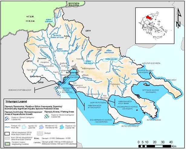 Εικόνα 6-10: Περιοχές προστασίας ειδών με οικονομική σημασία 6.1.7.2.3.