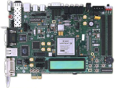 Κεφάλαιο 3. Σχεδιασμός και Υλοποίηση Πομποδέκτη 48 Ανάμεσα απο όλες τις συσκευές από την οικογένεια Virtex 5 FPGA, η XC5VLX110T FPGA έχει υψηλότερη λογική ικανότητα από άλλες.