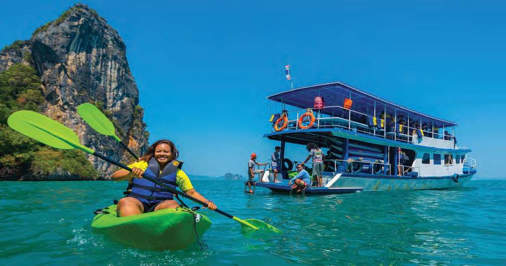 Phi Phi Islands By Speedboat Έναρξη: 09:00 Διάρκεια: 8 ώρες ΝΗΣΙΑ ΠΙ ΠΙ ΑΠΑΡΑΜΙΛΛΗ ΦΥΣΙΚΗ ΟΜΟΡΦΙΑ Ανακαλύψτε την απαράμιλλη φυσική ομορφιά αυτών των νησιών σε μια μοναδική περιήγηση με πλοιάριο.