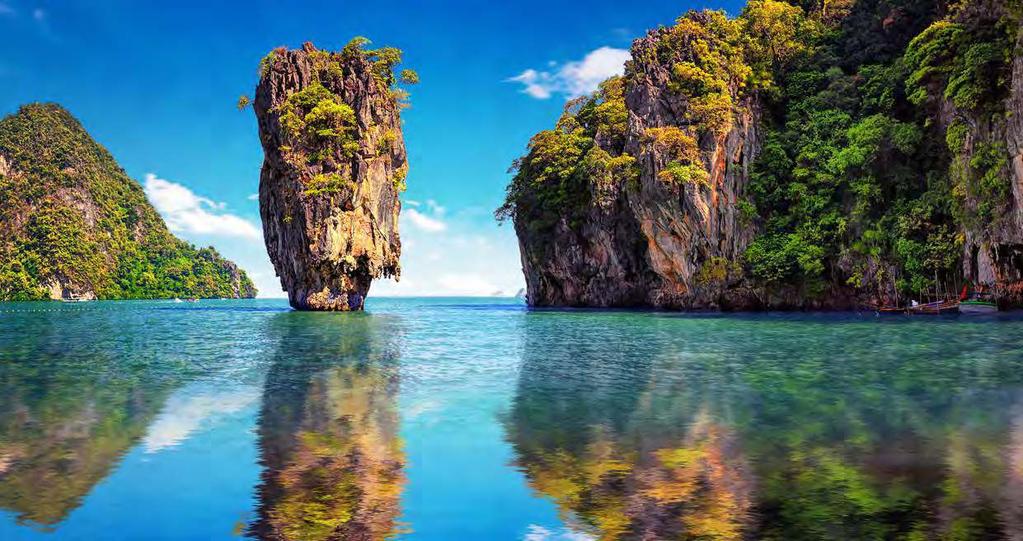 Discover James Bond Island Έναρξη: 08:00 Διάρκεια: 9 ώρες ΠΕΡΙΗΓΗΣΗ ΣΤΟ ΝΗΣΙ ΤΟΥ ΤΖΕΗΜΣ ΜΠΟΝΤ Η περιήγηση θα ξεκινήσει με μεταφορά με το mini bus από το ξενοδοχείο σας στην επαρχία Phang Nga.