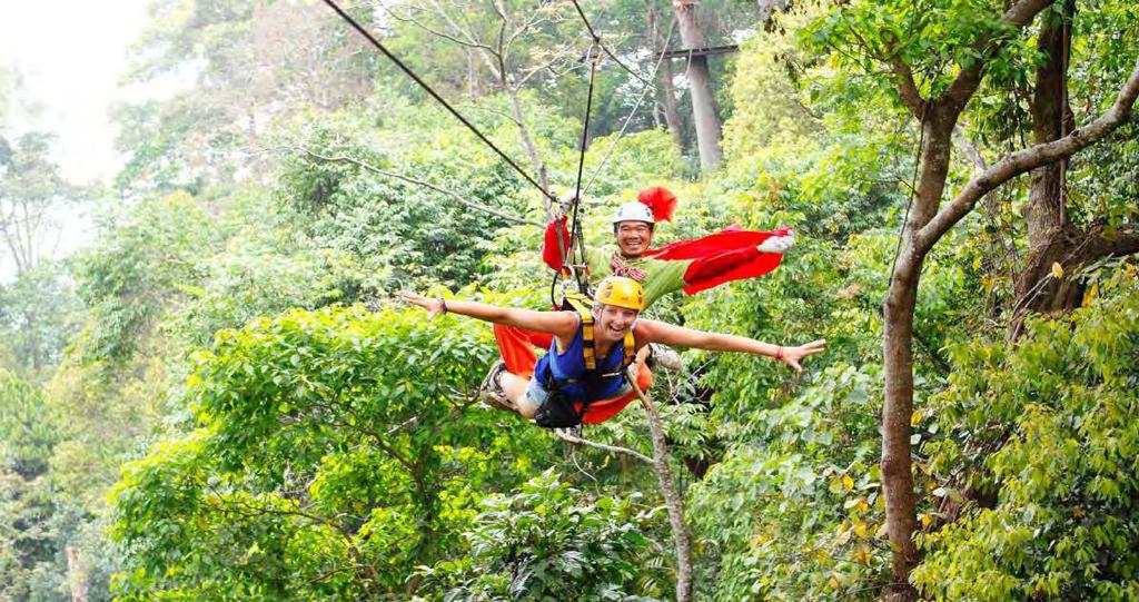 Full Day Jungle Zipline Adventure With Lunch Έναρξη: 07:00 ή 08:30 Διάρκεια: 6-7 ώρες ΠΕΡΙΠΕΤΕΙΑ ΚΑΙ ΔΙΑΣΚΕΔΑΣΗ Ελάτε να ζήσετε μια μοναδική περιπέτεια στο ταξίδι σας με το Zip Line Tour της