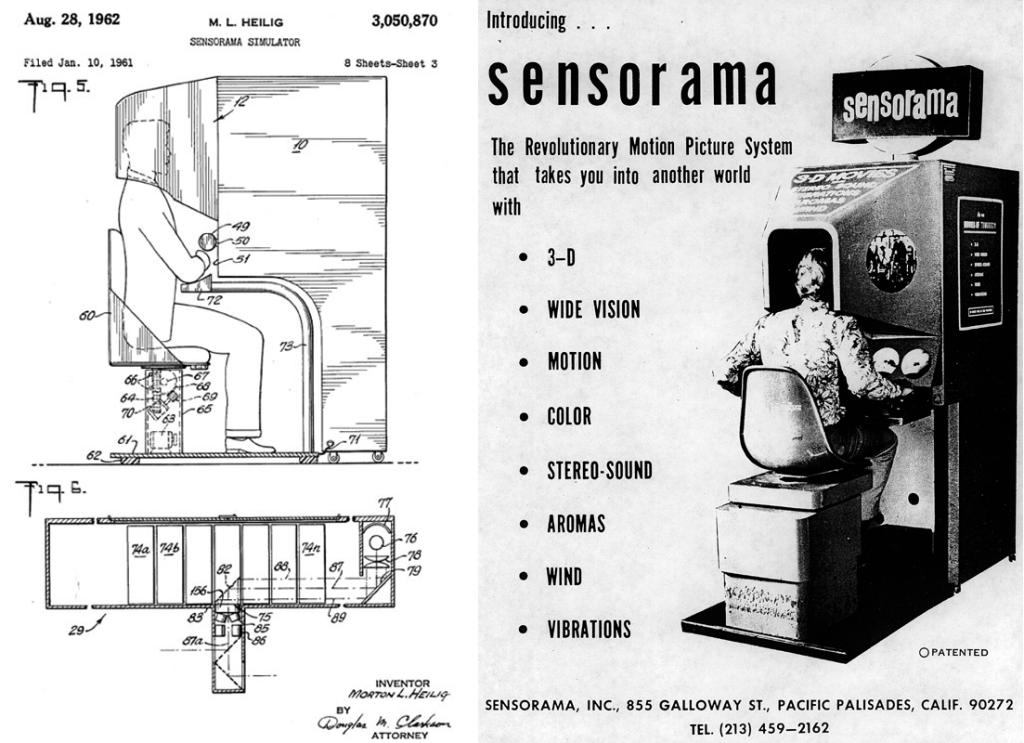 Ιστορική αναδρομή 13 Ιστορικά, συναντάμε πρώτη φορά την εικονική πραγματικότητα την δεκαετία του 1960, με το όραμα του Μorton Heilig να δημιουργήσει ένα ψυχαγωγικό σύστημα που ονόμασε «κινηματογράφο