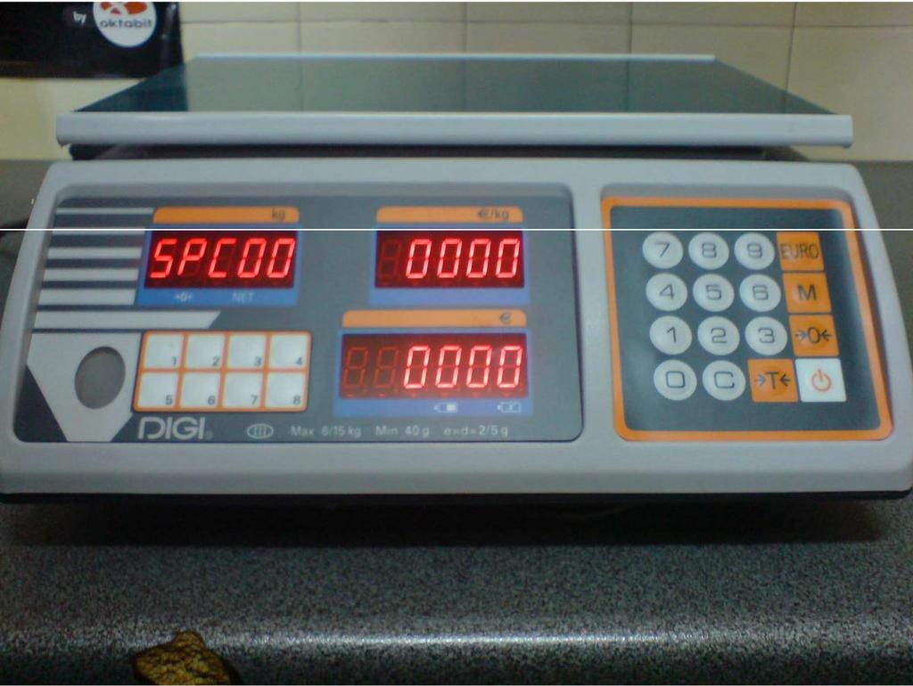 Πατώντας το κουµπί ->0<- αλλάζει η ένδειξη SPC 00 σε SPC 01. Ξαναπατάµε το κουµπί ->0<- όσες φορές χρειαστεί ώστε να πάµε στην ένδειξη SPC 03.