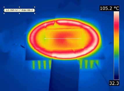 69 H μέθοδος παθητικής θερμογραφίας (passive thermography) ( ή steady state) αποτελεί μέχρι σήμερα το βασικό εργαλείο για εύρεση ατελειών ή αστοχιών σε ένα φωτοβολταϊκό πλάισιο ή στοιχείο καθώς και
