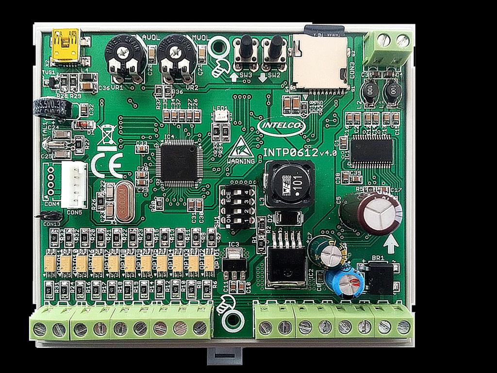 INTD0612 Reference Manual Εγρεηξίδην ρξήζεο (INTD0612) Αλαγγειία θωλήο γηα Αλειθπζηήξεο Σει. 2 Firmware Σει. 3 Γεληθή Πεξηγξαθή - Πξνδηαγξαθέο Σει. 4 Σπλδεζκνινγία Σει. 5 Πεξηγξαθή ιεηηνπξγίαο Σει.