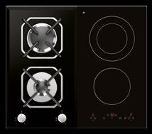 Futura HGN 310/GC00 + PVI 2302 TC X HGN 320/GC00 + PVI 2302 TC X 59εκ. συνδυασμός εστίας αερίου διπλής φλόγας και κεραμικών εστιών HGN 310/GC00 + PVI 2302 TC X 59εκ.