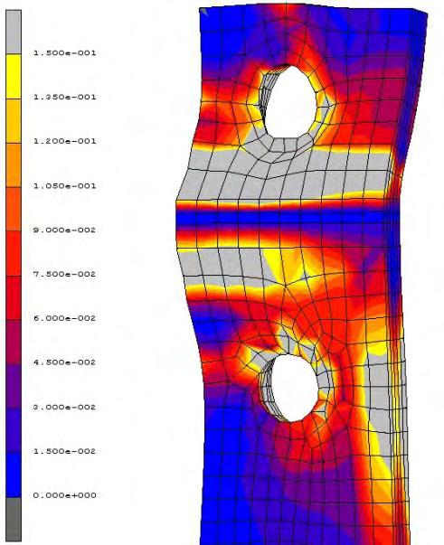 1000 o C Φ=34.4mrad M=3.815kNm Φ=39.87mrad M=3.819kNm Φ=45.33mrad Mmax=3.