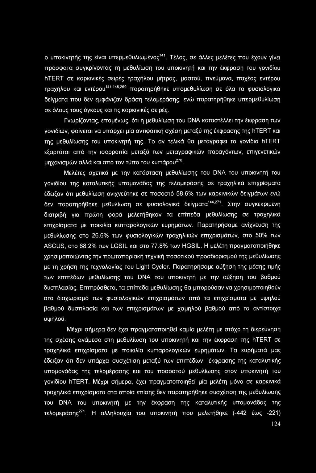 ο υποκινητής της είναι υπερμεθυλιωμένος141.