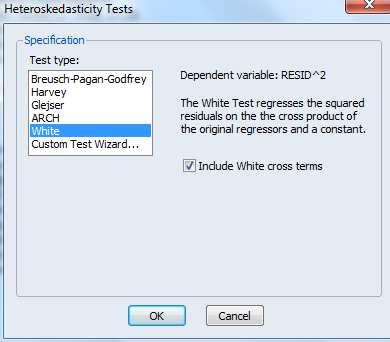 Residual Diagnostics Heteroskedasticity tests Khi đó màn