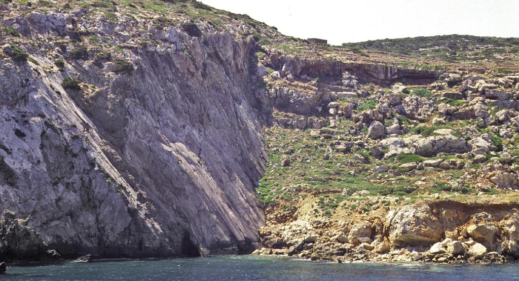 Ρήγμα (κανονικό) Γραμμές προστριβής