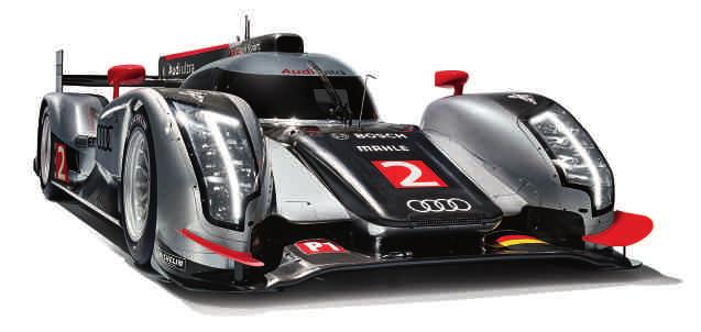 44 Audi ultra Με Audi ultra στο βάθρο: Το Audi R18 TDI Audi ultra: Έστω και ένα γραμμάριο λιγότερο, μεγαλύτερη η πρωτοπορία.