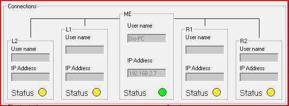 IRC Share: Πρόγραµµα ανταλλαγής αρχείων χωρίς την ύπαρξη εξυπηρετητών 18 Στο τρίτο και κεντρικό µέρος της διεπαφης βλέπουµε τις συνδέσεις που πραγµατοποιούνται µε τους υπόλοιπους χρήστες.