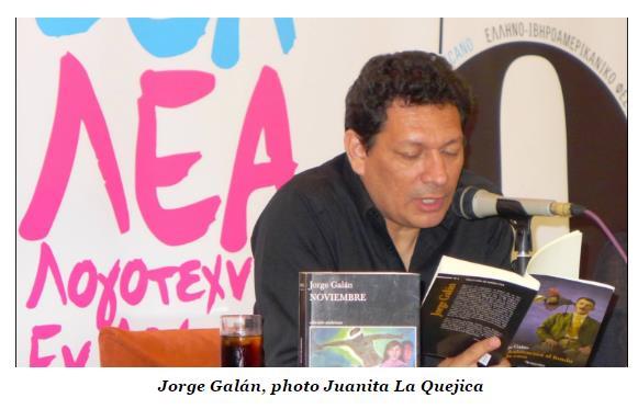 FRESH WRITERS FROM ALL AROUND THE WORLD Jorge Galán in Literature.