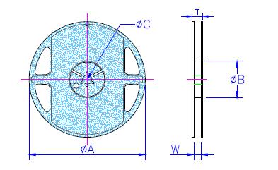 Packaging Packing Quantity & Reel Specifications Unit :mm ØA ØB ØC W T Emboss Paper Plastic Tape (EA) Tape (EA) AR02 178.0±1.0 60.0+1.0 13.5±0.7 9.5±1.0 11.5±1.0 10,000 - AR03 178.0±1.0 60.0+1.0 13.5±0.7 9.5±1.0 11.5±1.0 5,000 - AR05 178.