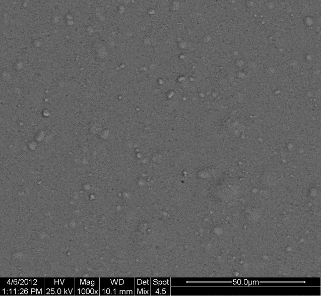 Και σε αυτές τις μικρογραφίες, όπως και προηγουμένως, τα μικρο-σωματίδια ZrO 2 κατανέμονται ομοιόμορφα στη μήτρα νικελίου, ενώ η δομή είναι ιδιαίτερα μικροκρυσταλλική.