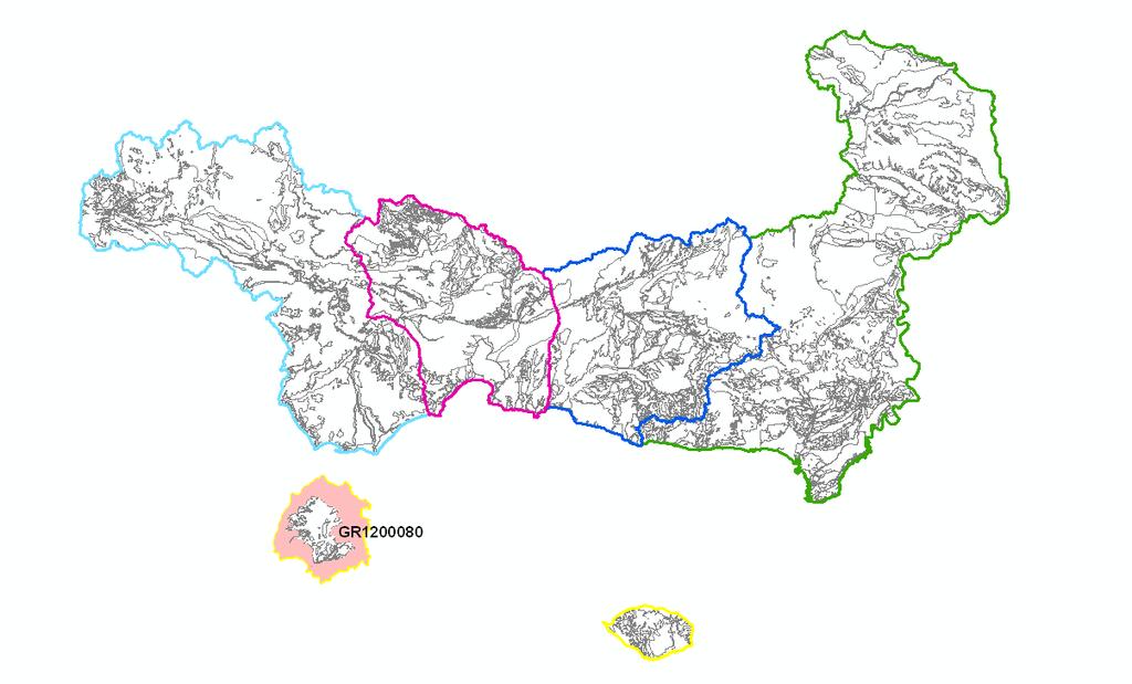 2.4.15. Σύστημα Θάσου GR1200080 Το υπόγειο υδατικό σύστημα Θάσου έχει κωδικό GR1200080. Πρόκειται για καρστικό υδροφόρο σύστημα.
