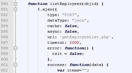 4.6 Json Στον κώδικα που θα αναλύσουµε παρακάτω χρησιµοποιούµε και την τεχνολογία json η οποία χρησιµοποιείτε ως τρόπος ανταλλαγής δεδοµένων στην Javascript και αντικαθιστά συχνά την xml.