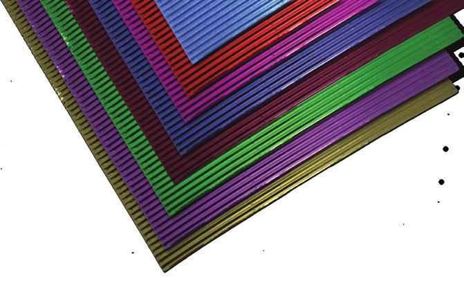 Χαρτόνι Οντουλέ Χαρτόνι Οντουλέ 50x70cm, 240gsm. Συσκευασία: 10 Φύλλα (Ίδιο χρώμα)/πακέτο 0.91.190 7002 - Λευκό 0.91.198 7215 - Λαχανί 0.91.192 7166 - Πράσινο 0.91.195 7091 - Κυπαρισσί 0.91.204 7022 - Γαλάζιο 0.