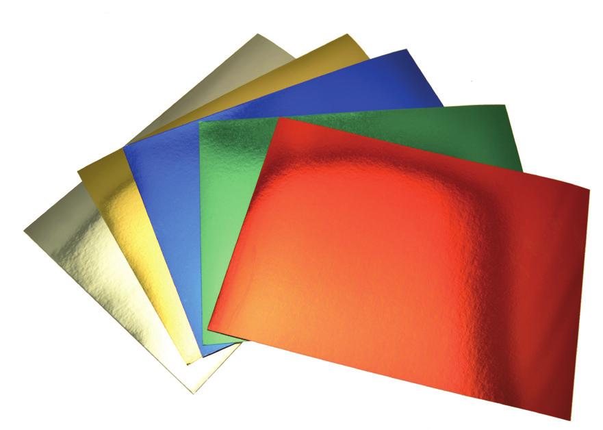 Χρυσοχάρτονα Χαρτόνι Μεταλλιζέ 50x70cm, 250gsm Συσκευασία: 10 Φύλλα